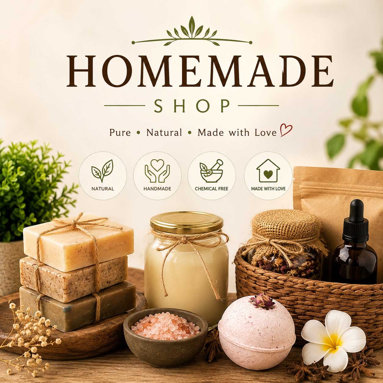 Homemade soap